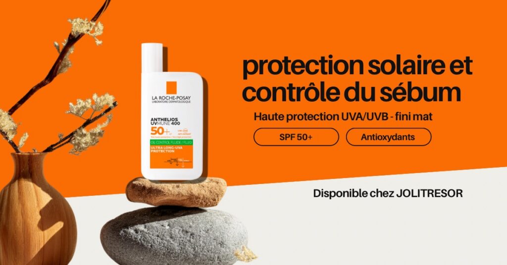 orange and white modern skincare facebook ad