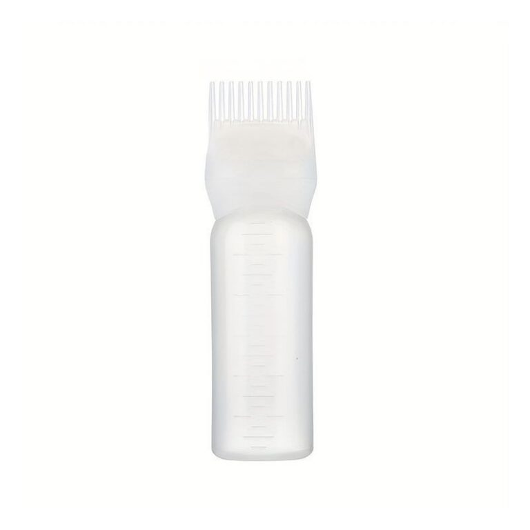 Applicateur d'huile avec peigne 180ml blanc